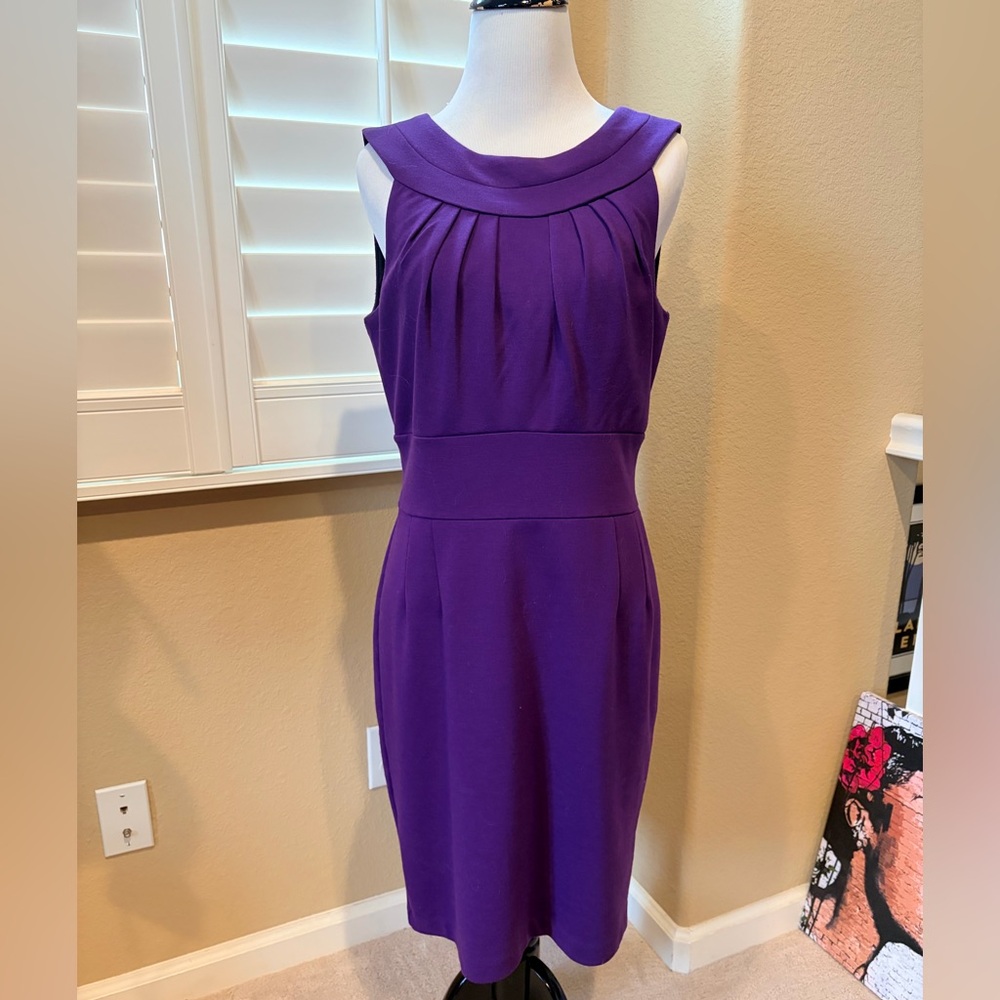 Banana Republic Rich Purple Midi Dress
